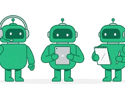 3種類のAIスタッフがセット